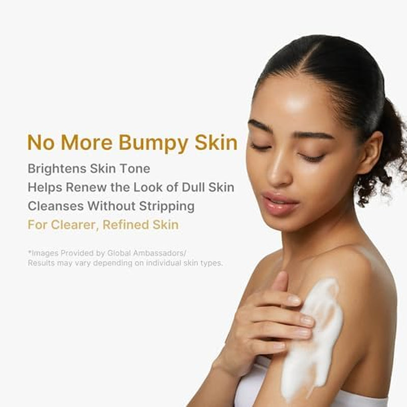 Kojic Acid Body Wash & Prep Duo: Kojic Acid Turmeric Toner Pads and Turmeric Body Wash | Simple Cleanse & Swipe Routine for Glowing-Looking Body Skin