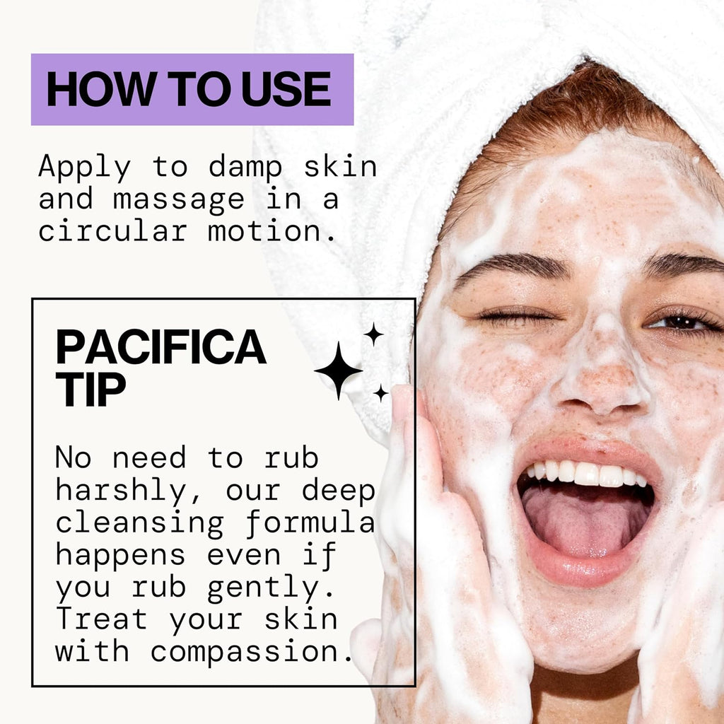 Face Wash for Sensitive Skin Facial Cleanser Vegan Ceramide Barrier Repair Extra Gentle for Daily Fragrance Free for Sensitive Skin, Clean Beauty, Vegan & Cruelty-Free Dermatologist Tested