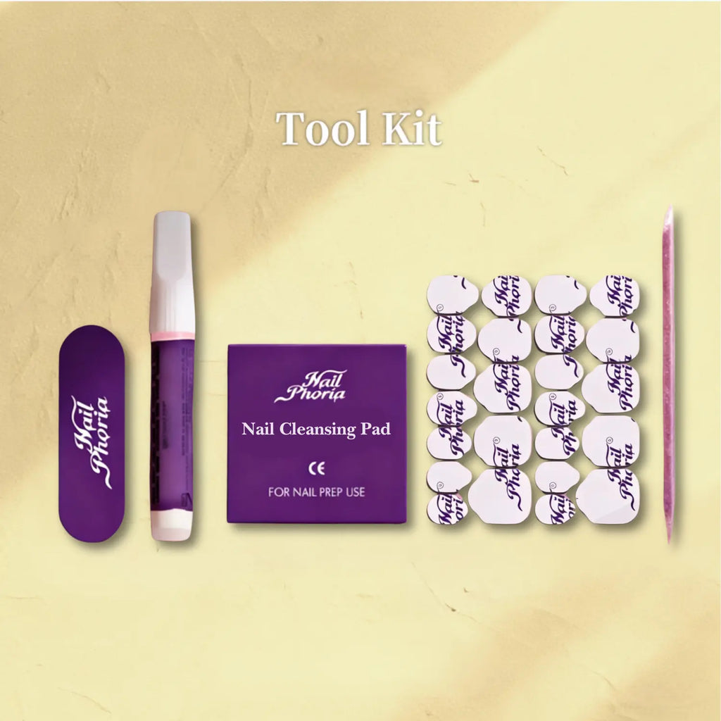 Nailphoria BERRY POLKA -SUMMER Handmade Press-On Nails | Reusable, Salon-Quality, Long-Lasting, Glossy Design
